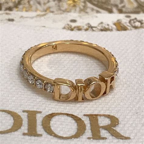 black dior ring